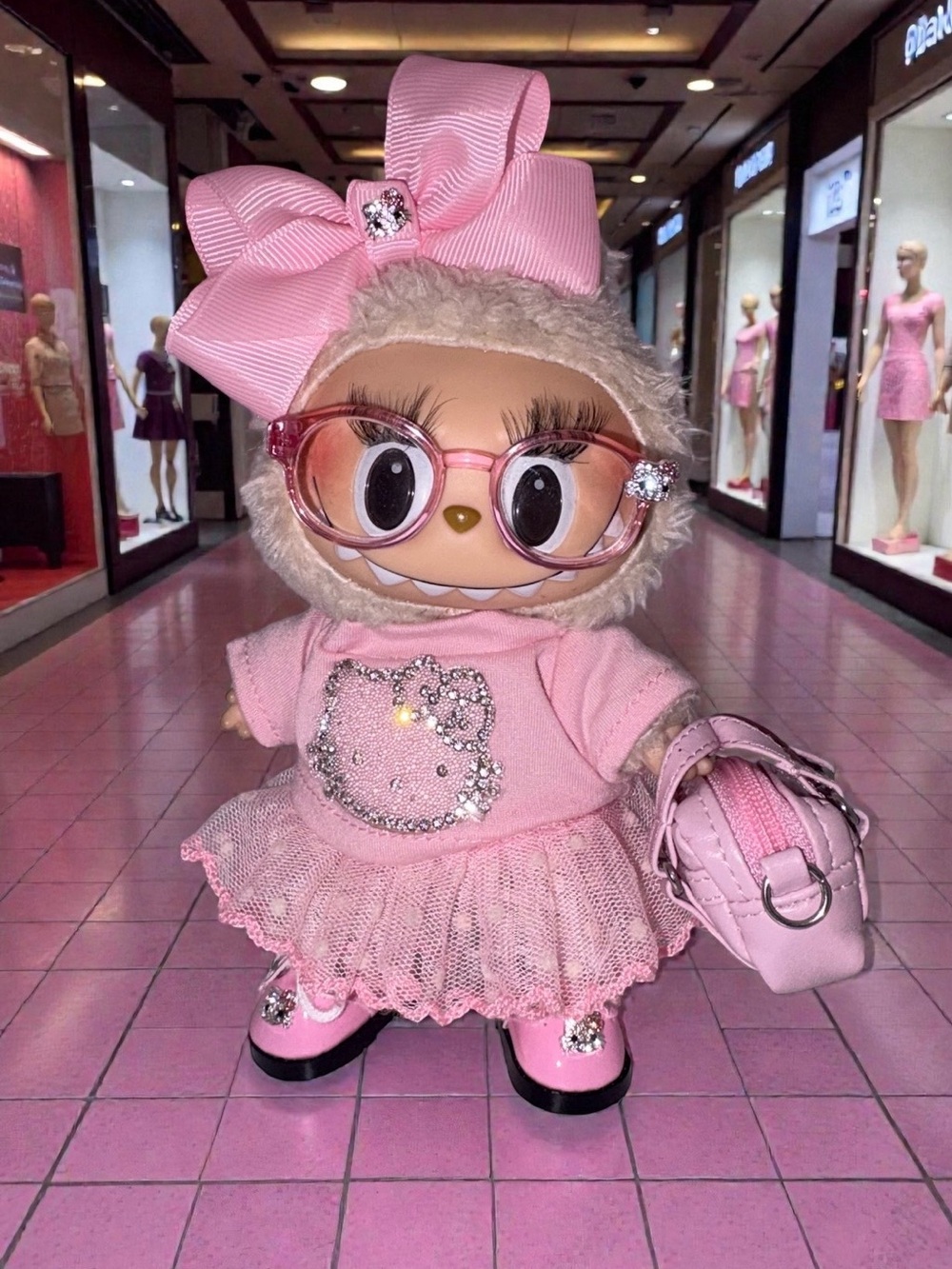 ONE OF A KIND, Hello Kitty Inspired Pink Fashion Outfit Set – ONLY 1 AVAILABLE